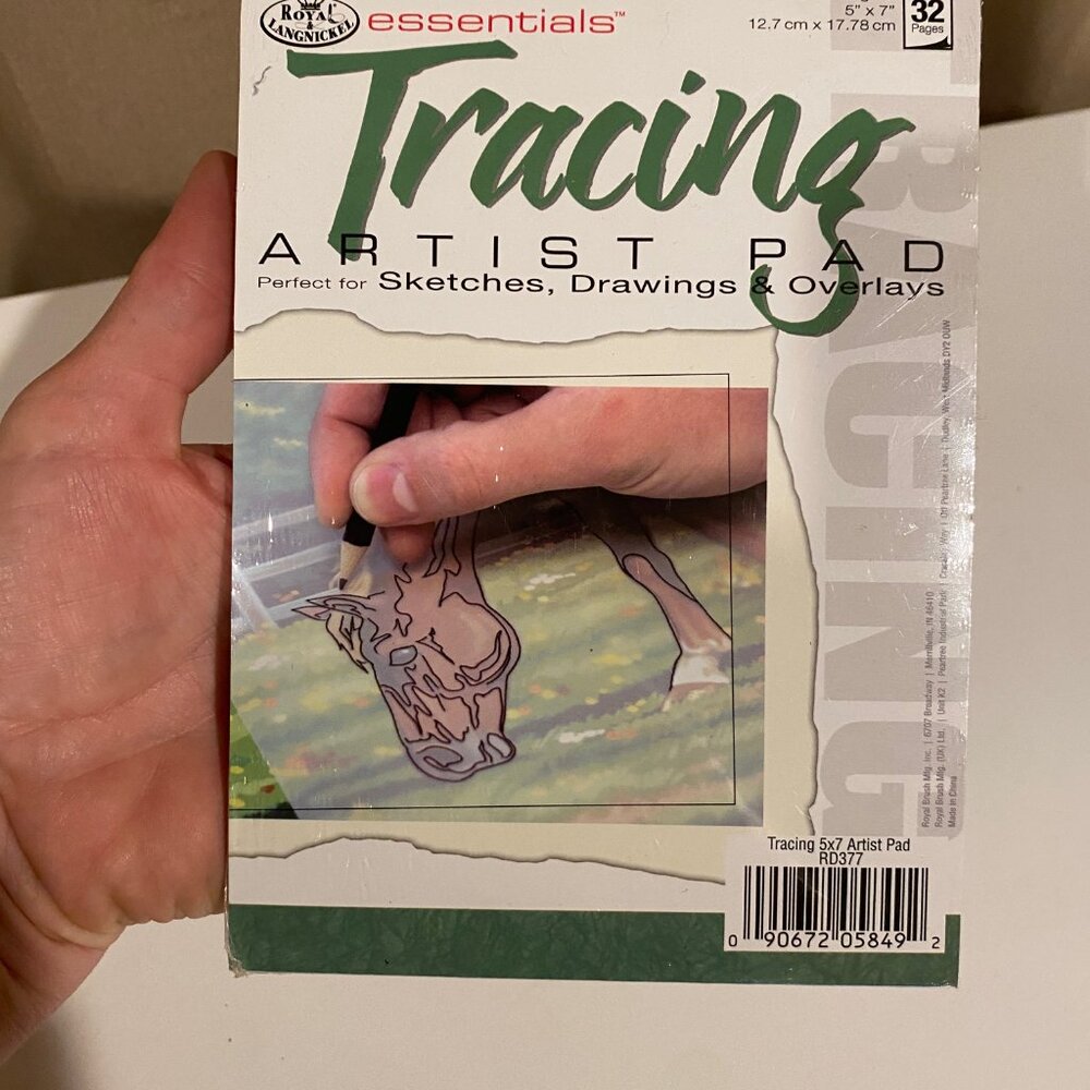 Royal Langnickel Tracing‎ Artist Pad 32 Sheets – 5"x7" Drawing Paper